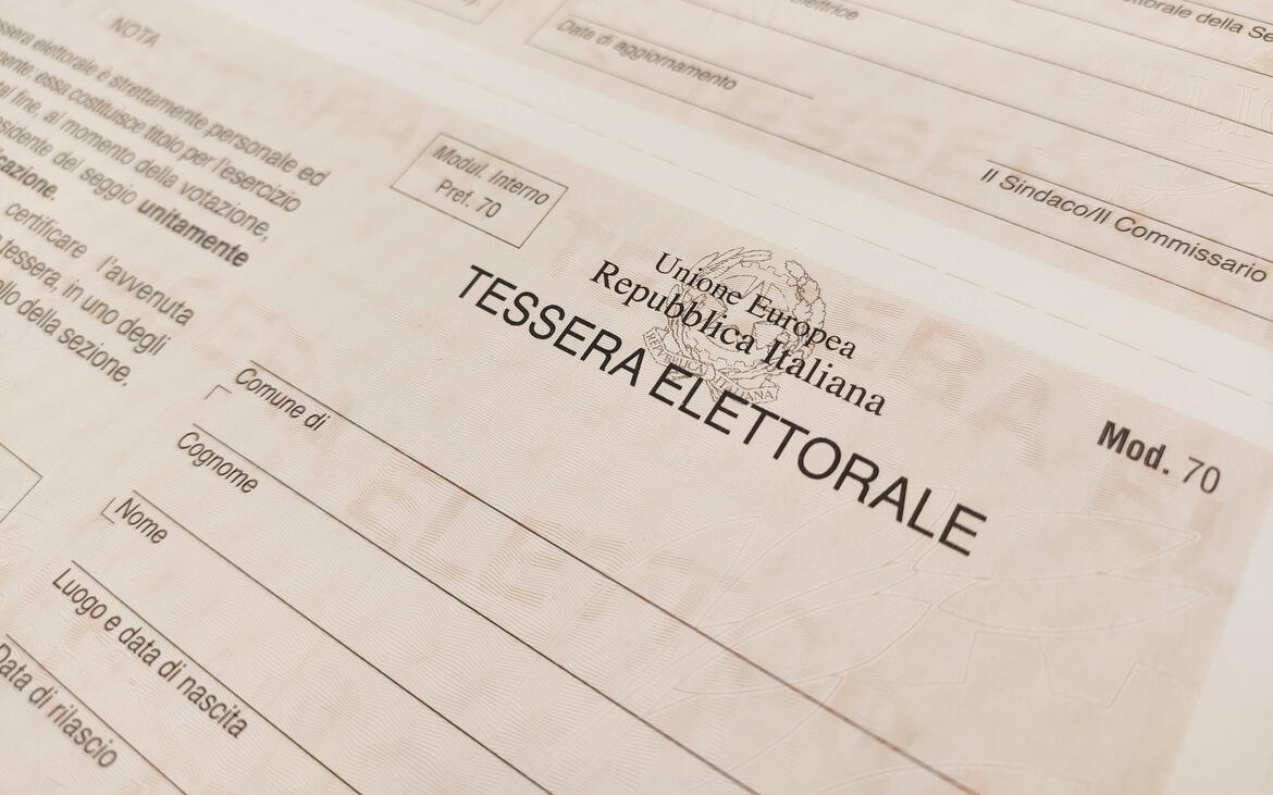 REFERENDUM 12-06-2022 ORARI DI APERTURA UFFICI PER IL RILASCIO DELLE TESSERE ELETTORALI