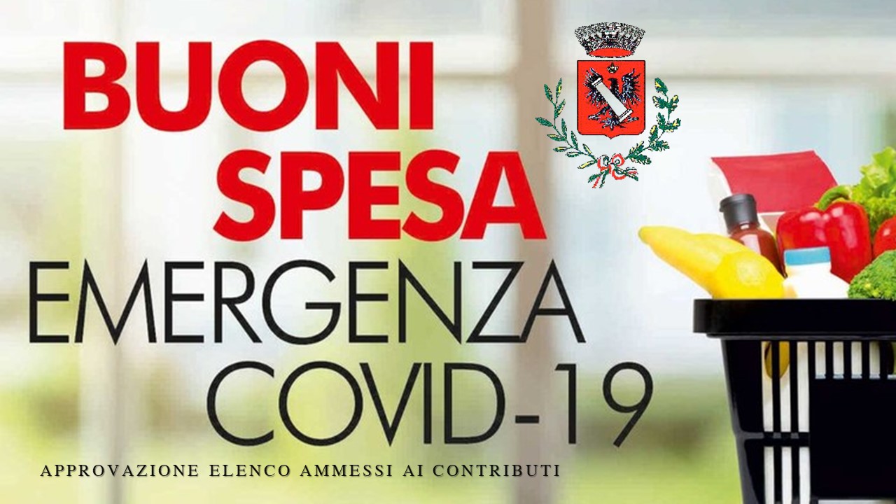 EMERGENZA COVID-19 MISURE DI SOLIDARIETÀ ALIMENTARE “NESSUNO RESTI INDIETRO” PER CONCESSIONE DI CONTRIBUTI BUONI SPESA ALIMENTARI, CONTRIBUTO PER PAGAMENTO DELLE UTENZE E SPESE FAMILIARI, INTERVENTO DI INTEGRAZIONE AL REDDITO FAMILIARE UNA TANTUM. D.G.C. N. 78/2021, AI SENSI DELL’ART. 5, COMMA 1, DEL D.L. 73/2021.