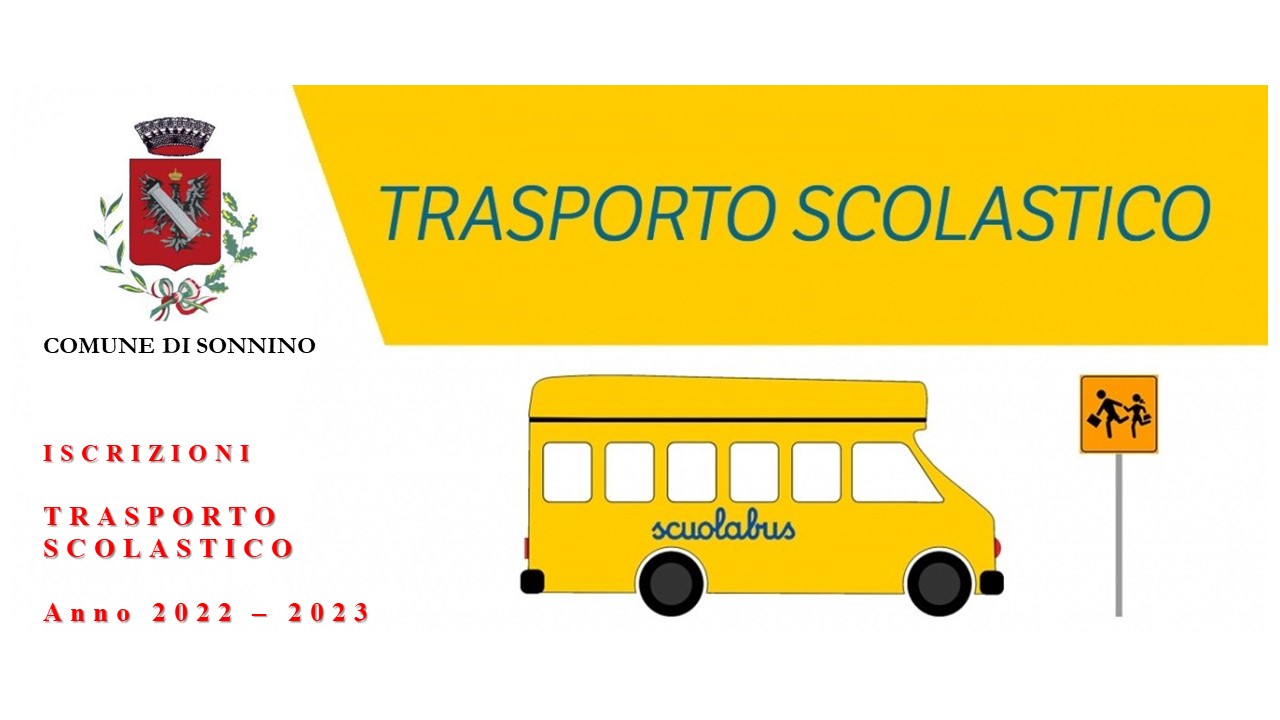 TRASPORTO SCOLASTICO  ANNO 2022-2023