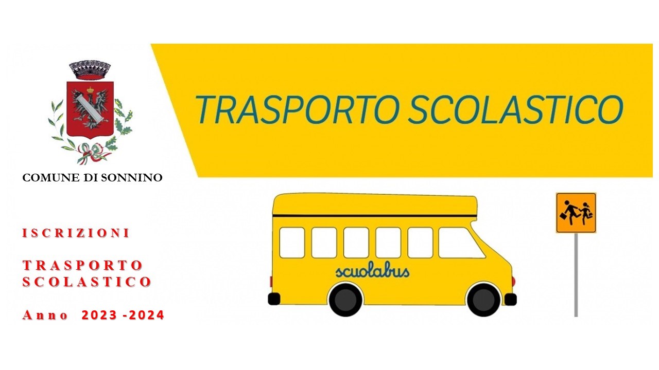 TRASPORTO SCOLASTICO ANNO 2023-2024