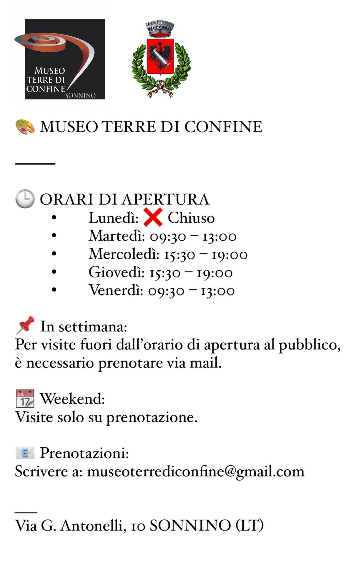 MUSEO "TERRE DI CONFINE"